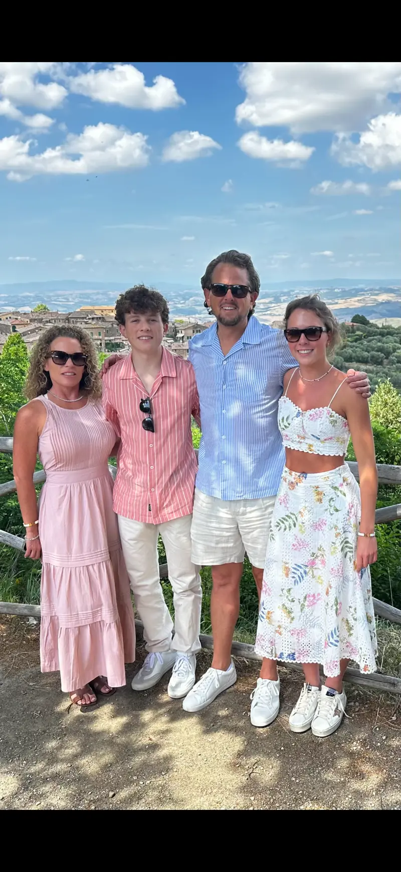 Davis Speight with his family